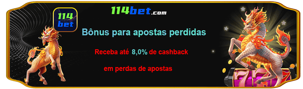 Tela com seleção de jogos de cassino online da 114betvip.com.br