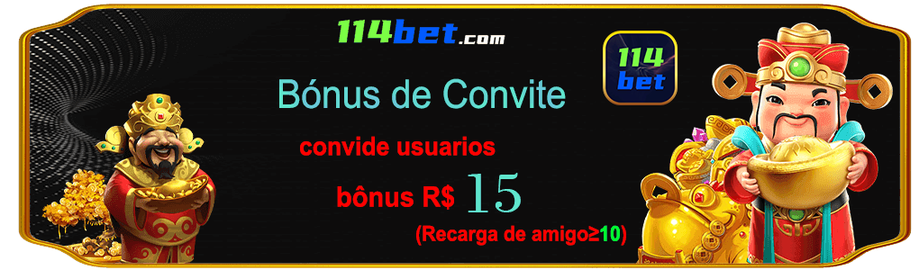 Exemplo de painel de promoções da plataforma 114betvip.com.br